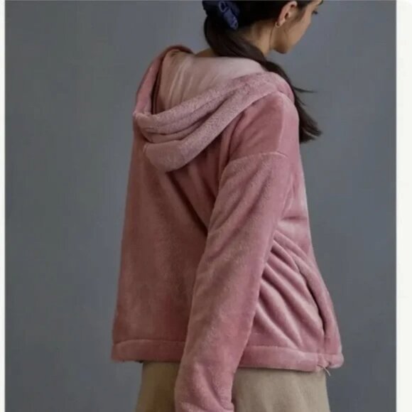 Anthropologie Sunday in Brooklyn Kelyn hooded pullover fleece XS - Picture 5 of 8